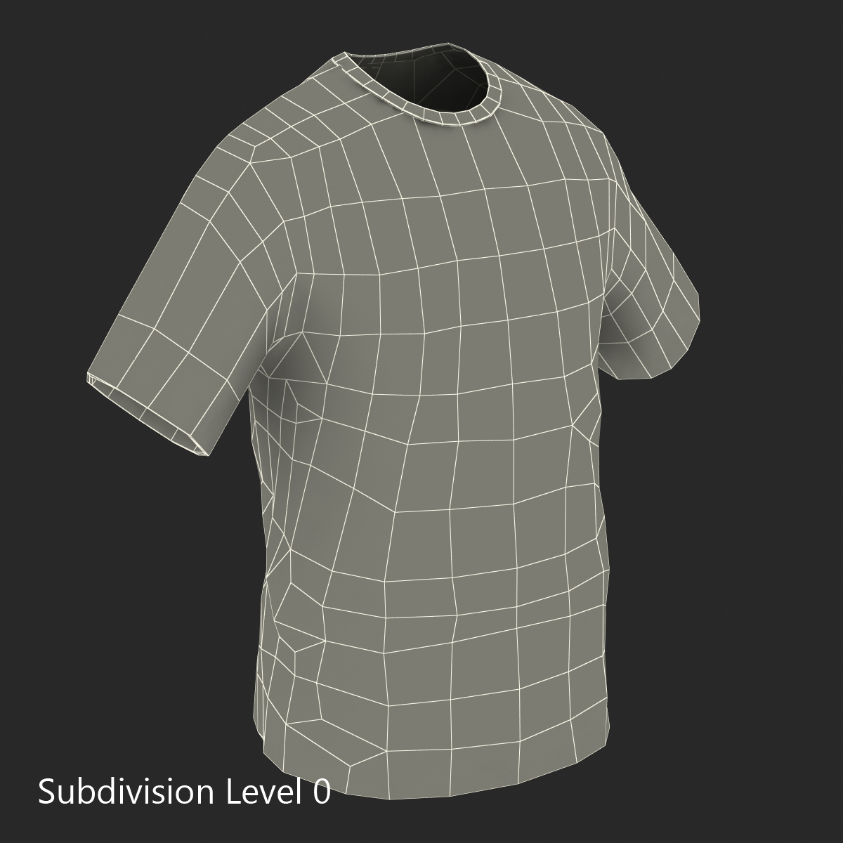 3D T Shirt Milan model