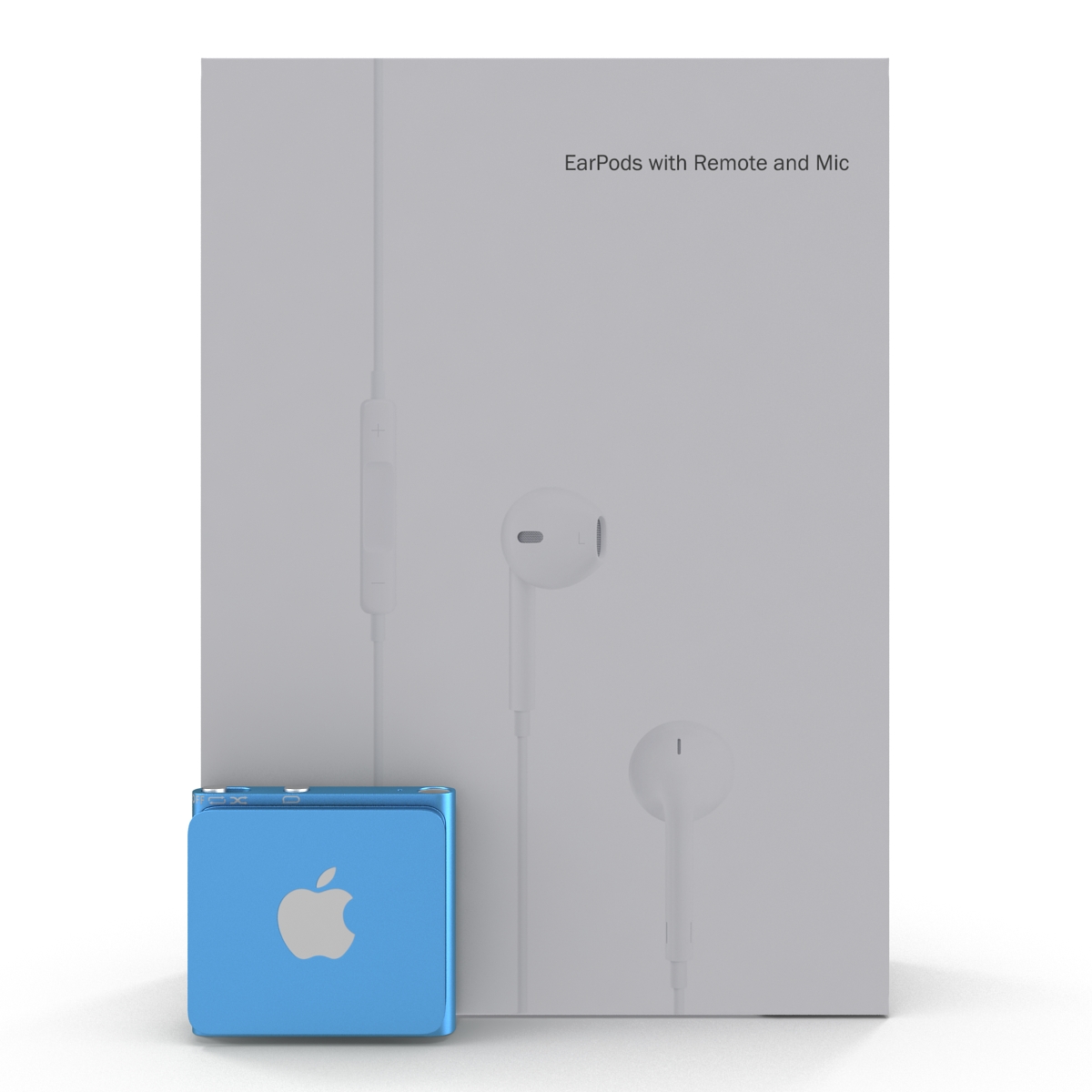 3D iPod Shuffle Blue Set