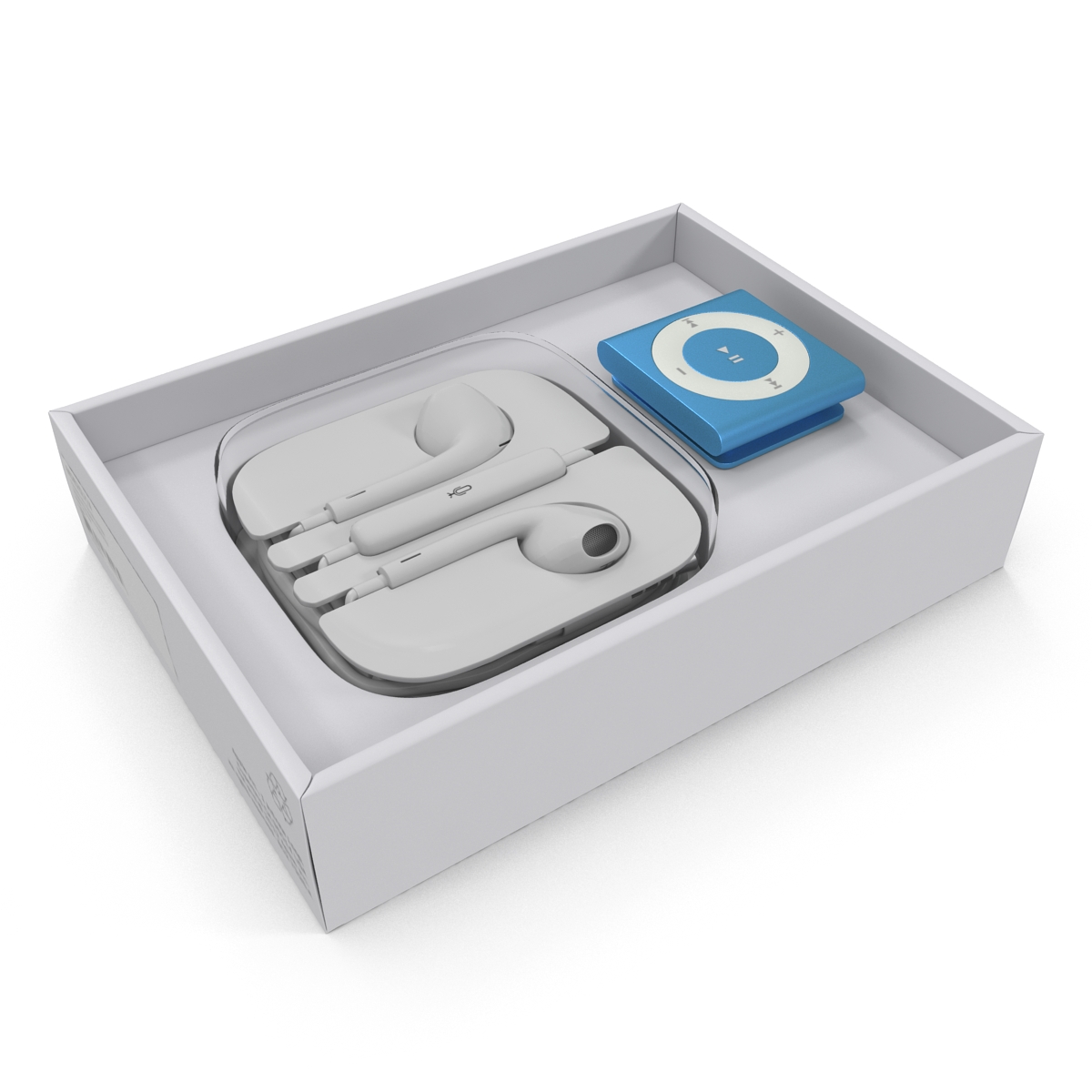 3D iPod Shuffle Blue Set