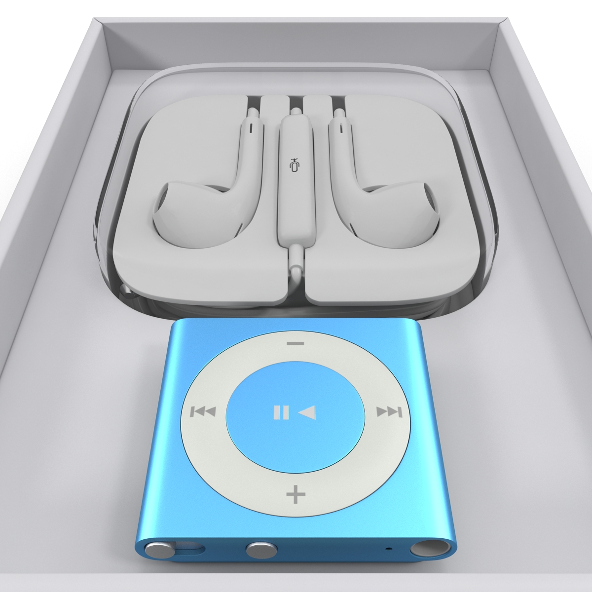 3D iPod Shuffle Blue Set