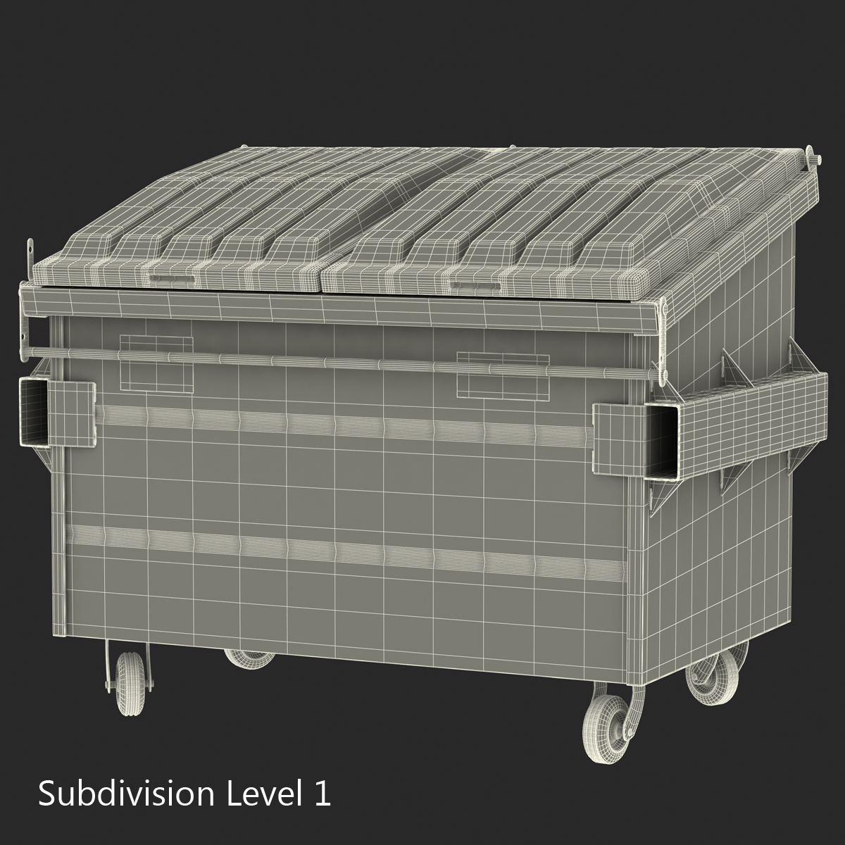 3D model Dumpster