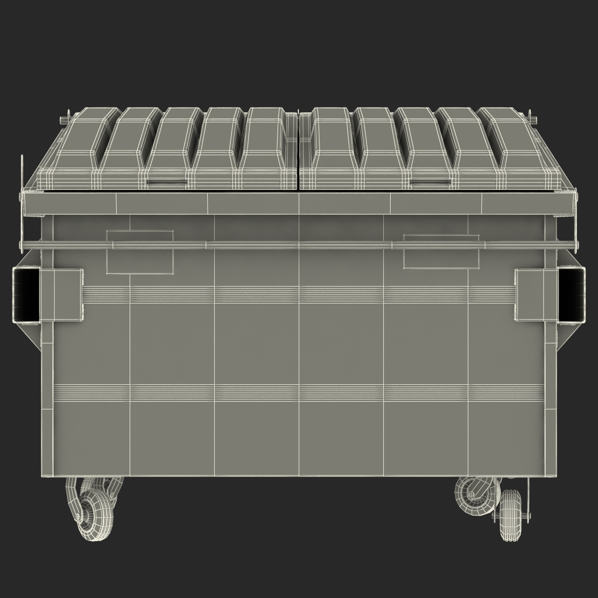 3D model Dumpster