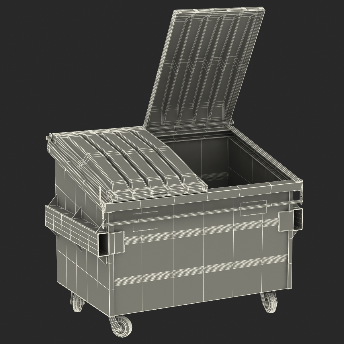 3D model Dumpster