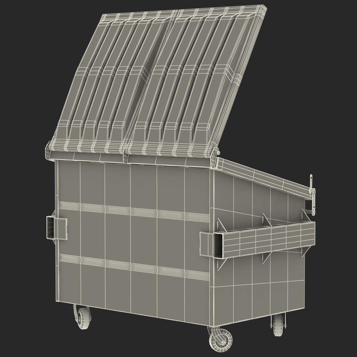 3D model Dumpster