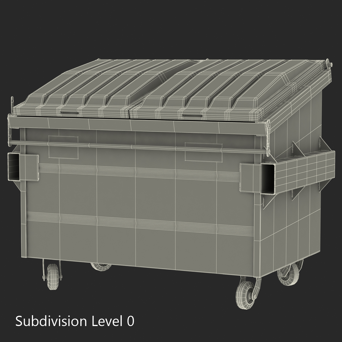 3D model Dumpster