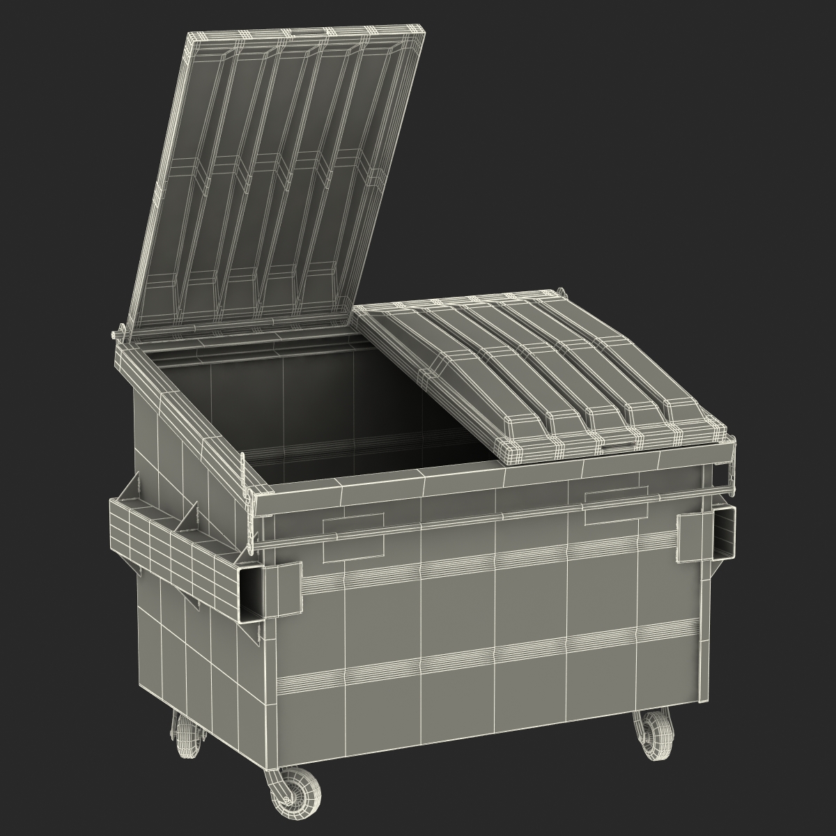 3D model Dumpster