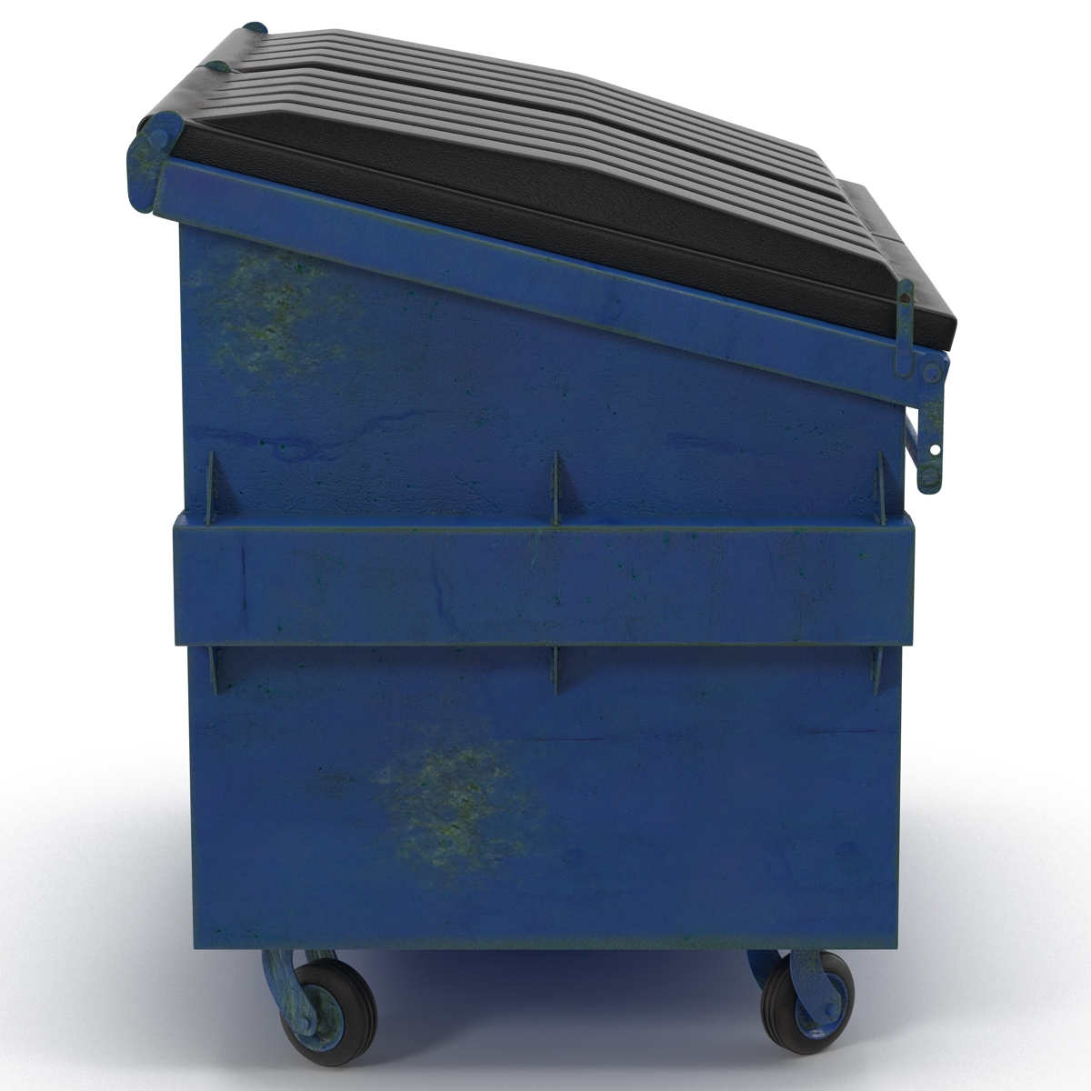 3D Dumpster Blue model