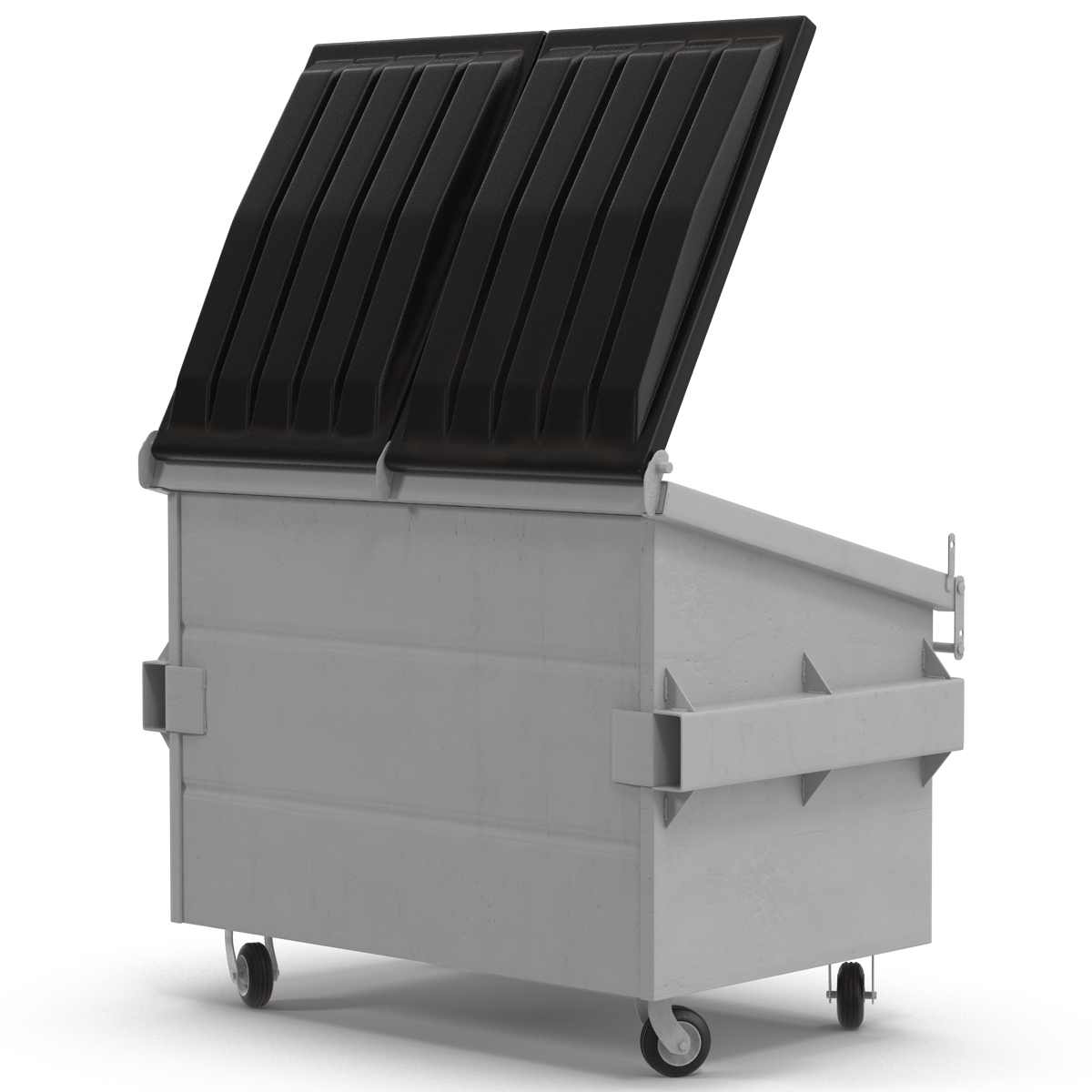 Dumpster White 3D model