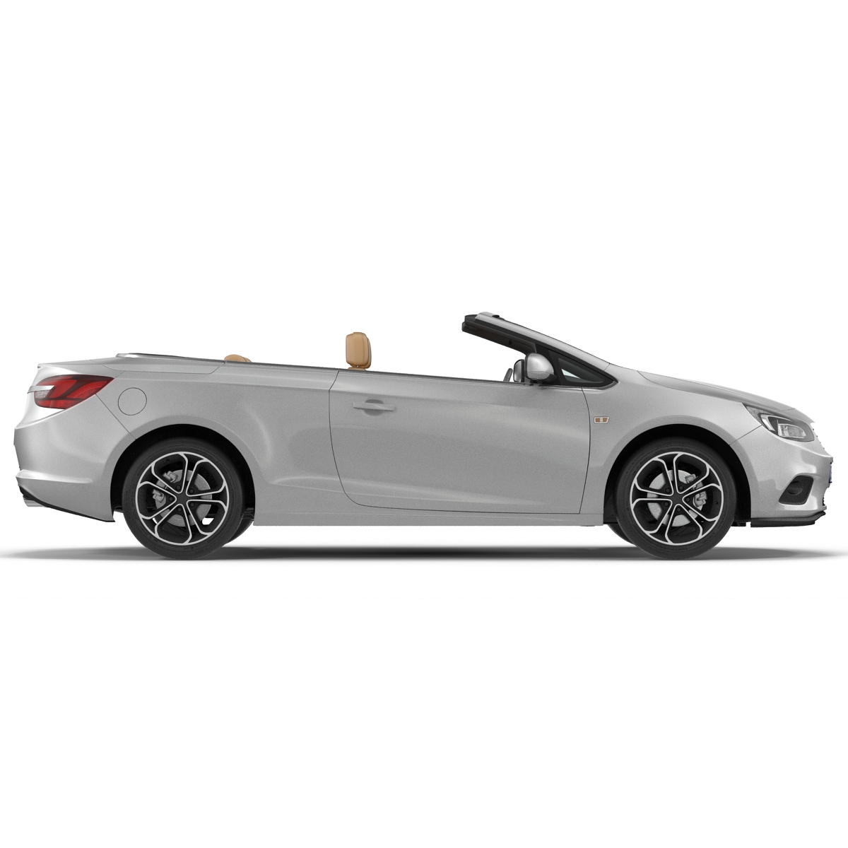 Generic Cabriolet Rigged 3D model