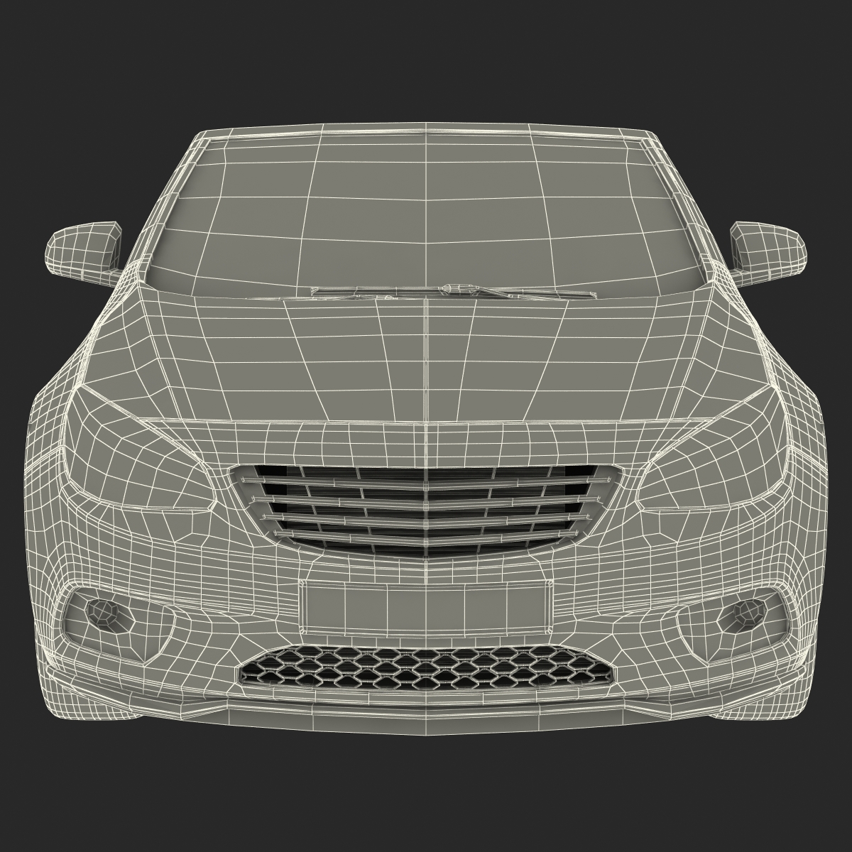 Generic Cabriolet Rigged 3D model