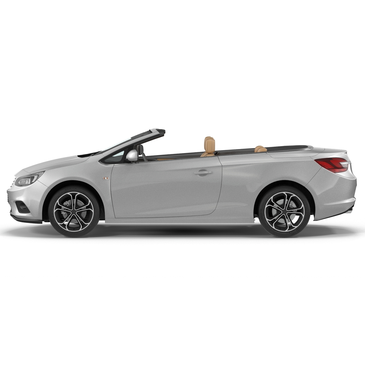 Generic Cabriolet Rigged 3D model