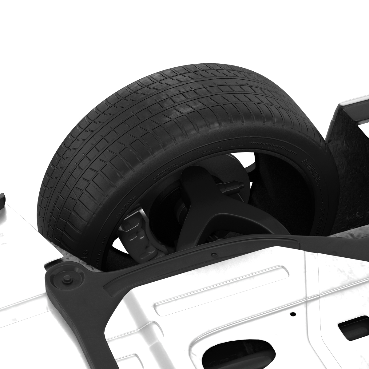 Generic Cabriolet Rigged 3D model