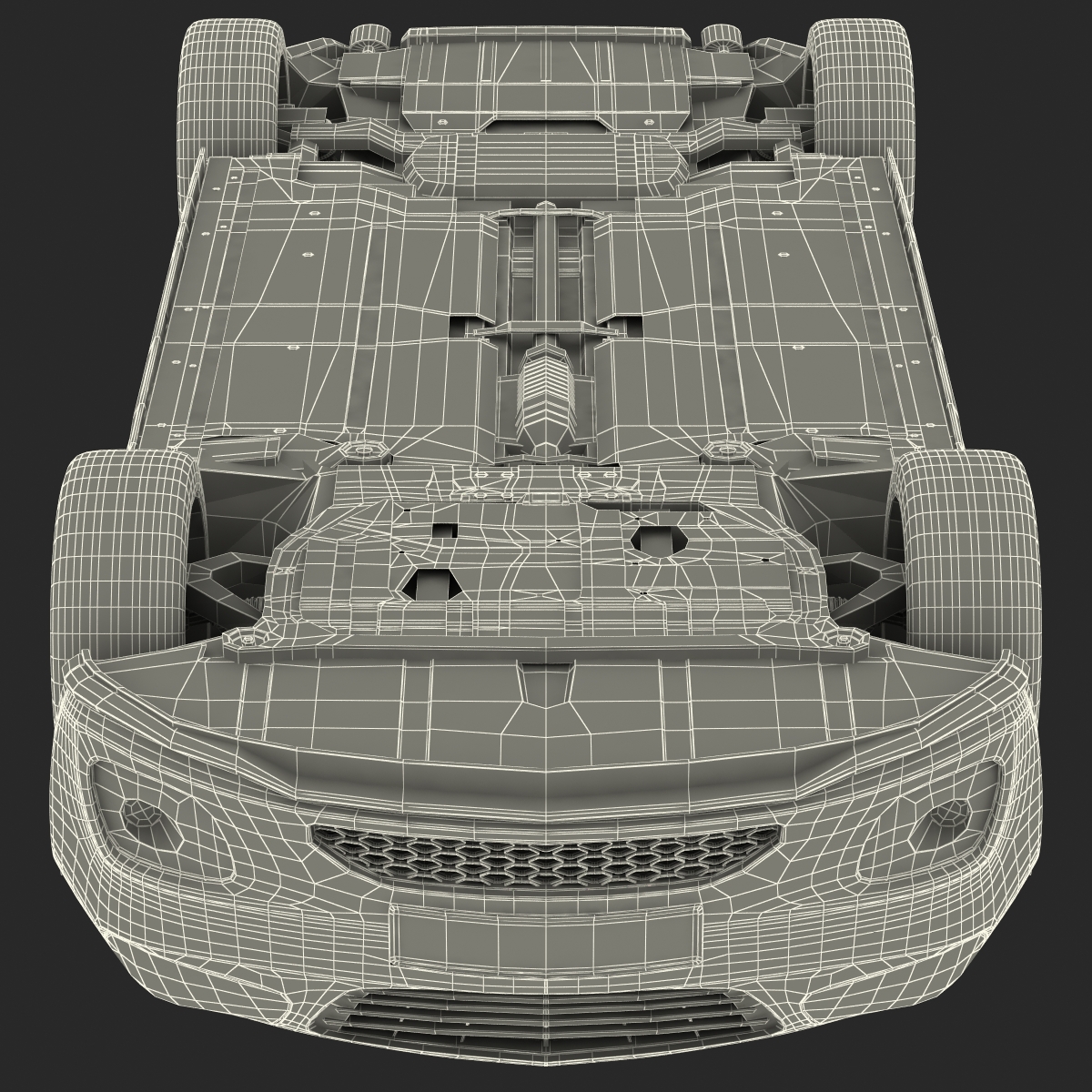 Generic Cabriolet Rigged 3D model