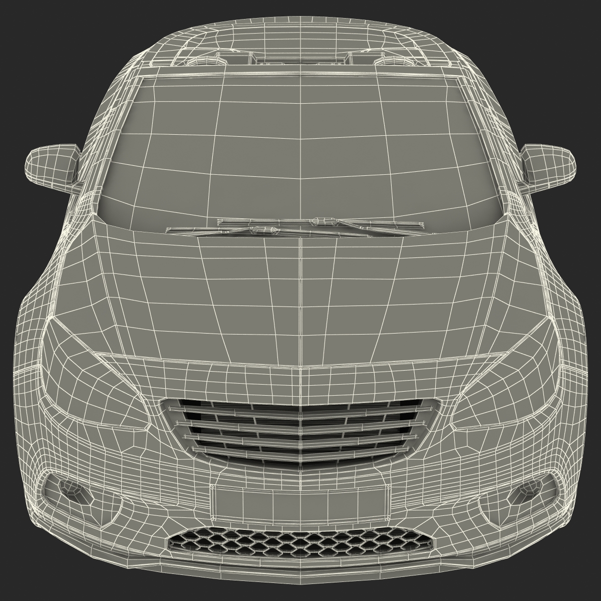 Generic Cabriolet Rigged 3D model