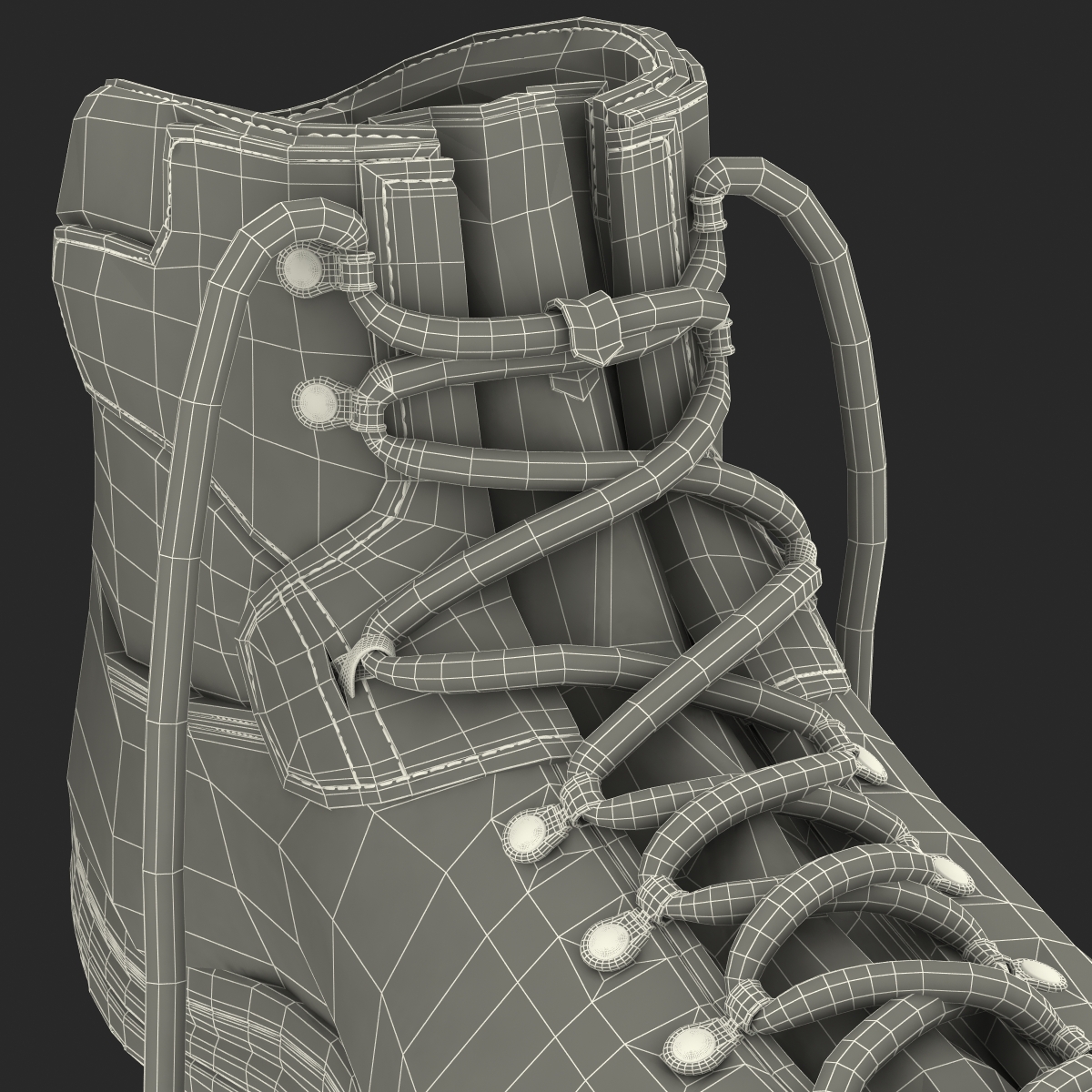 Hiking Boots 2 3D model