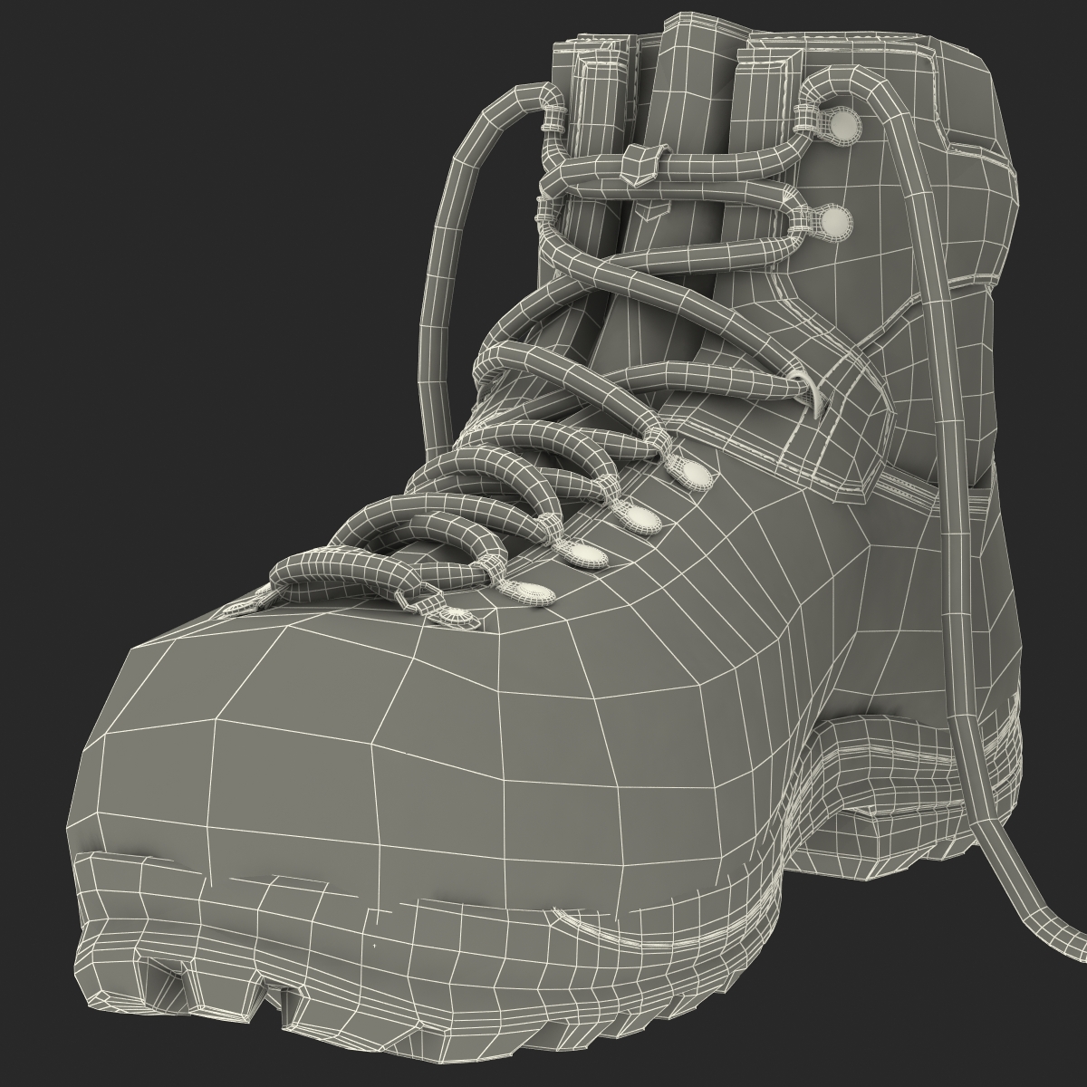 Hiking Boots 2 3D model