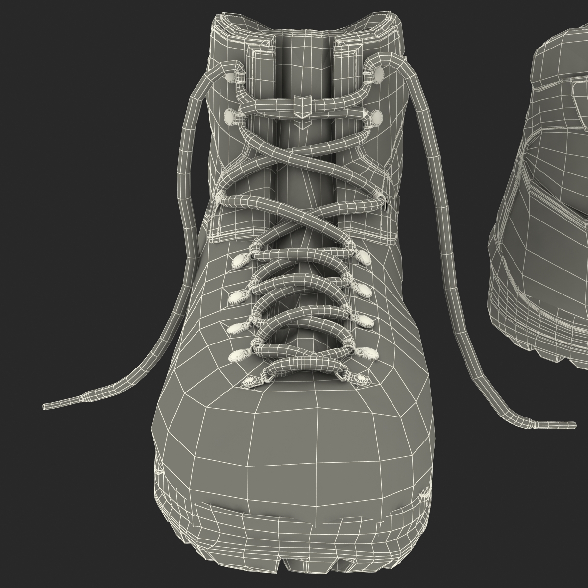 Hiking Boots 2 3D model