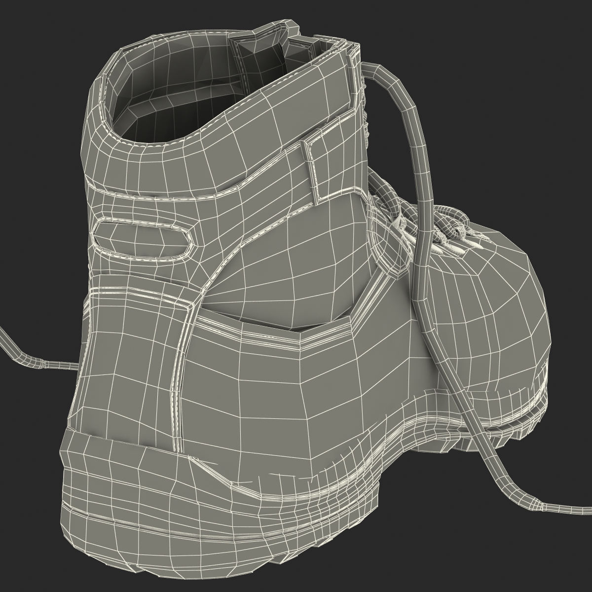 Hiking Boots 2 3D model