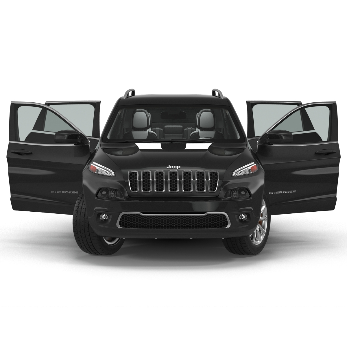 3D model Jeep Cherokee 2015 Rigged