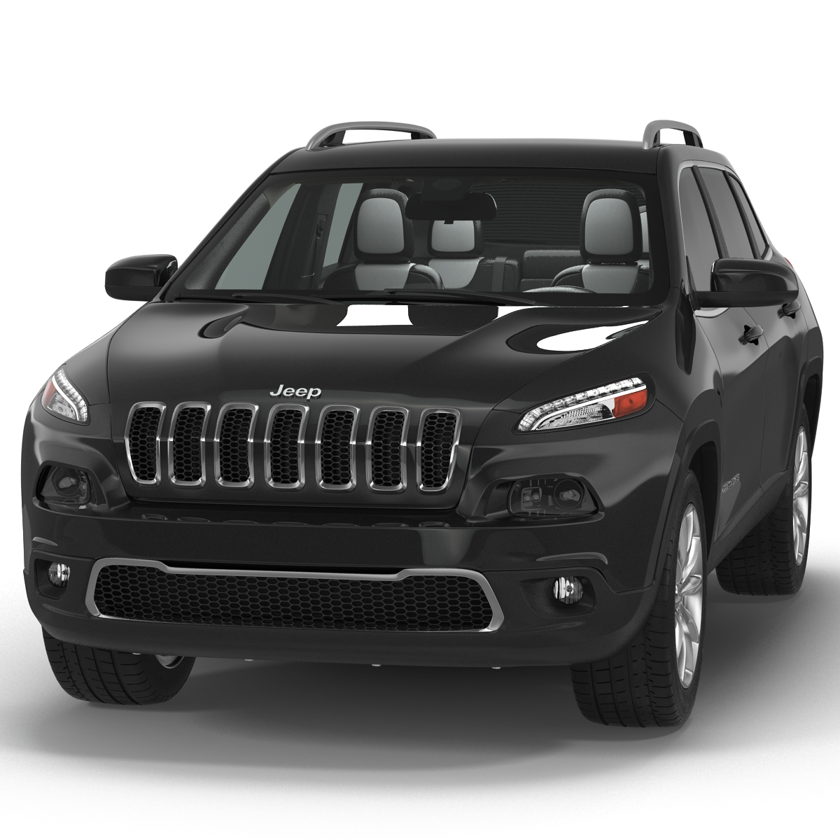 3D model Jeep Cherokee 2015 Rigged