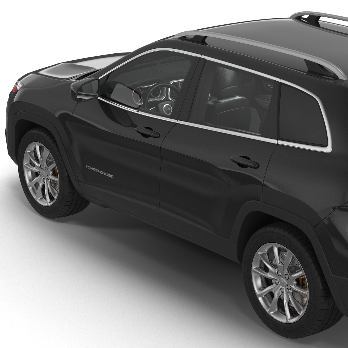 3D model Jeep Cherokee 2015 Rigged