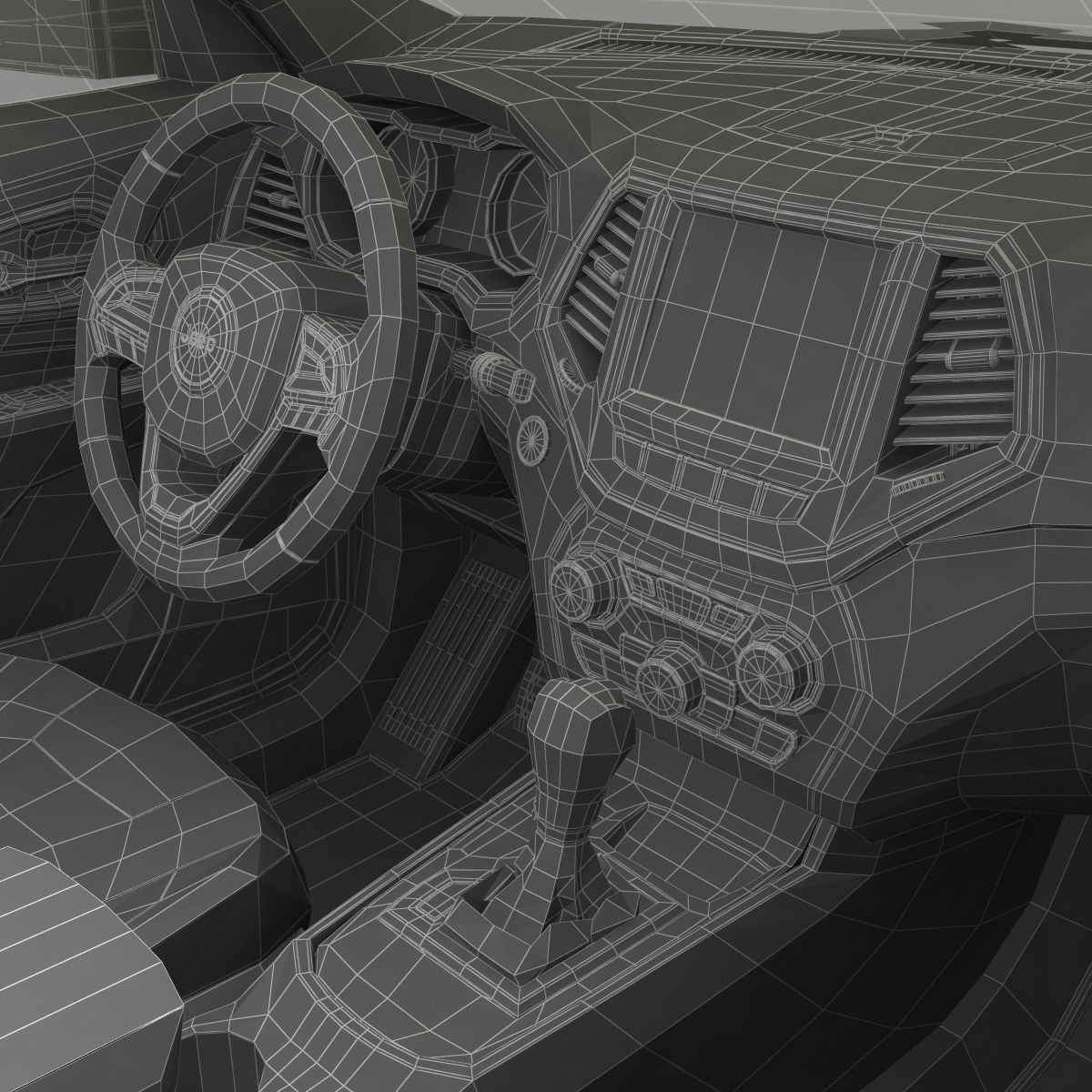 3D model Jeep Cherokee 2015 Rigged