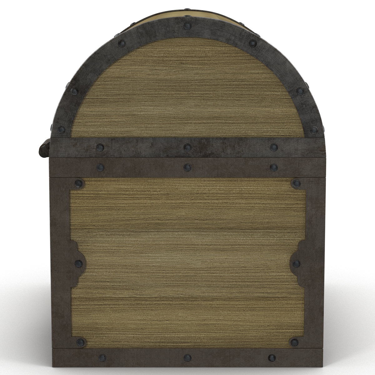 3D Old Wooden Chest 2 model