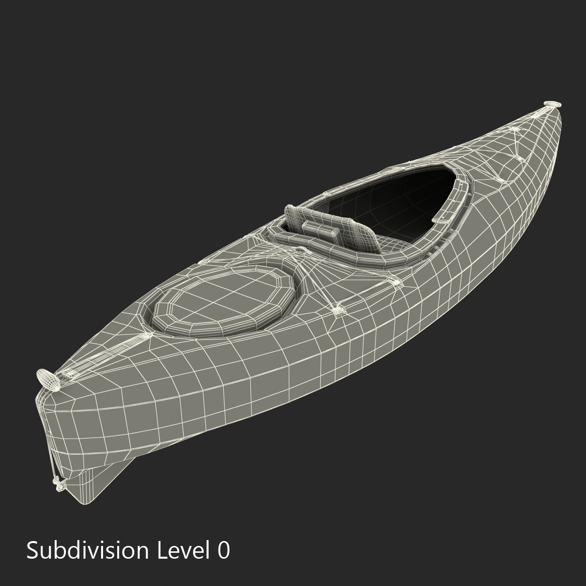 Kayak 3D model