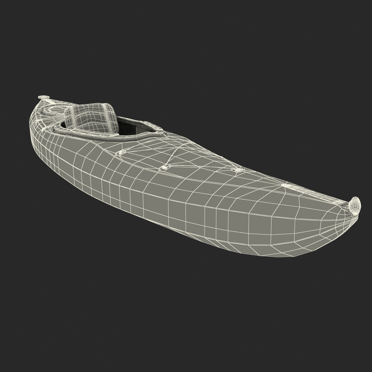 Kayak 3D model