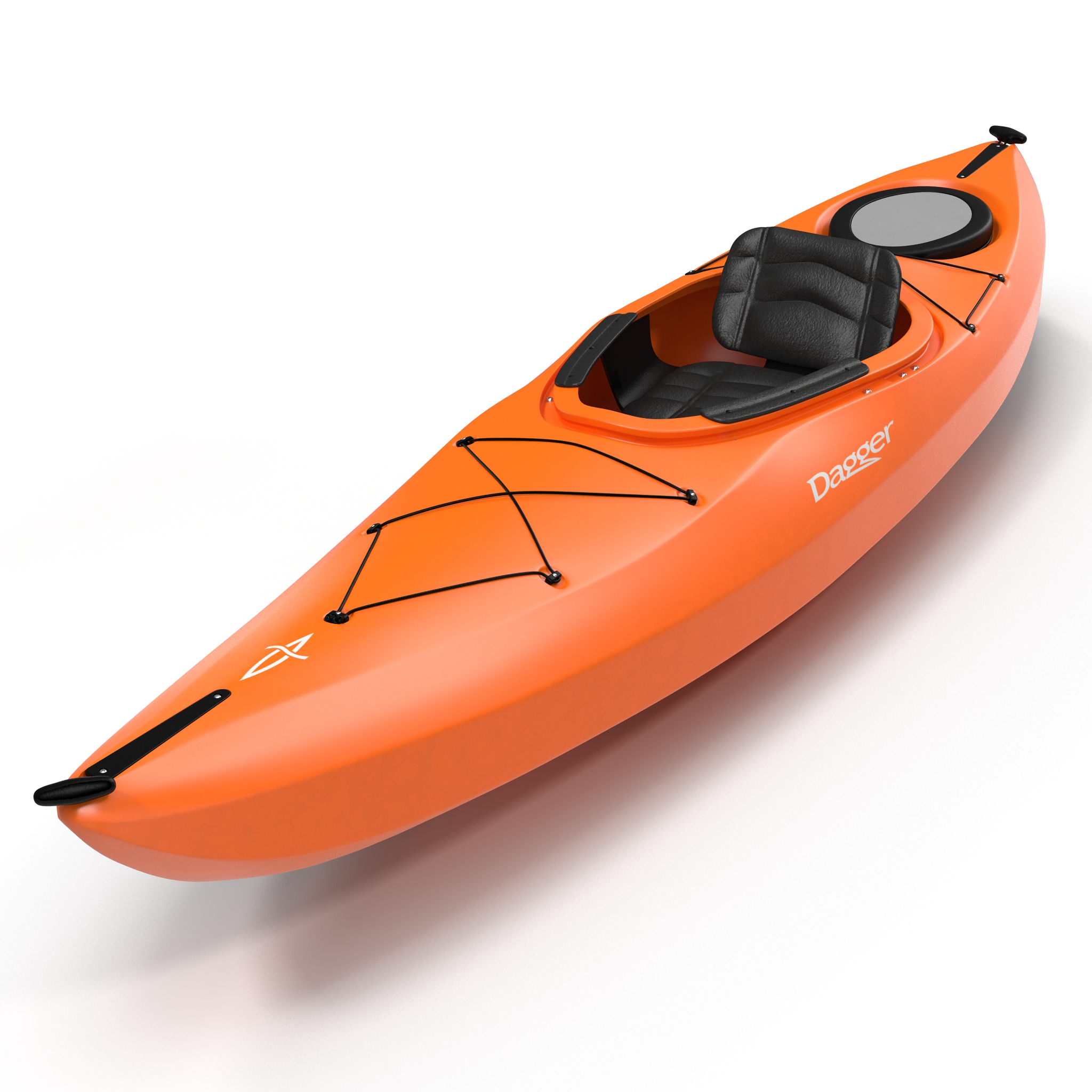 Kayak Orange 3D