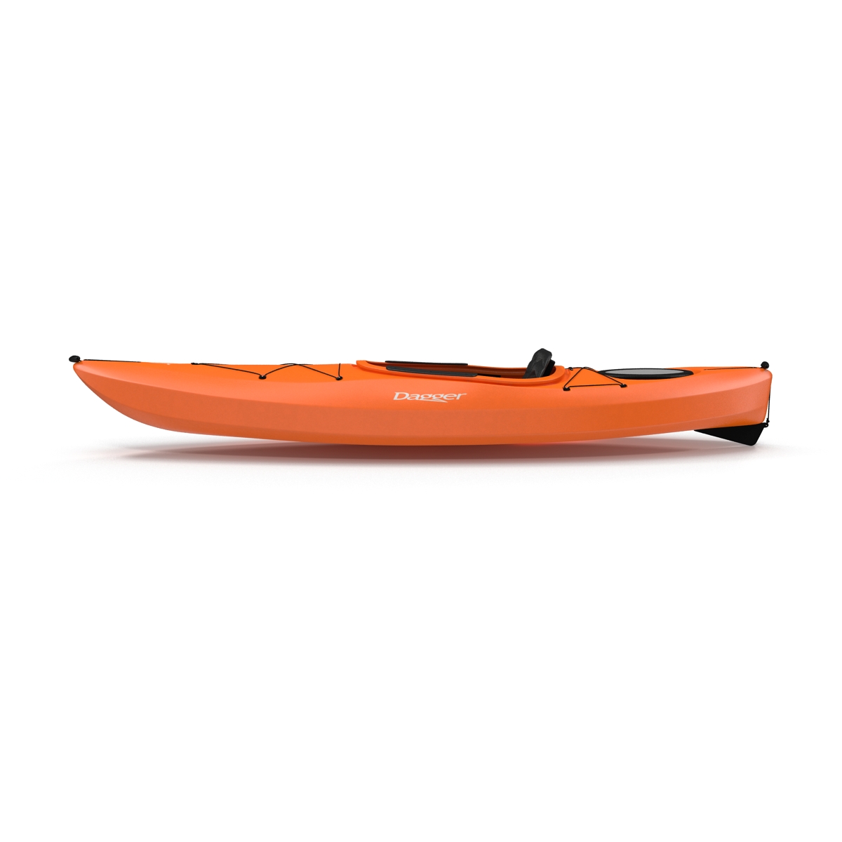 Kayak Orange 3D