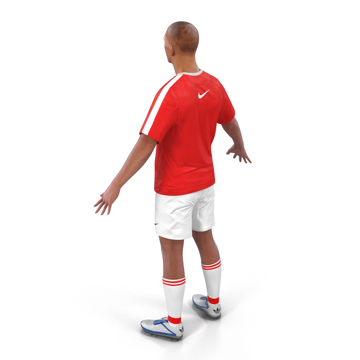 3D Soccer Player Arsenal