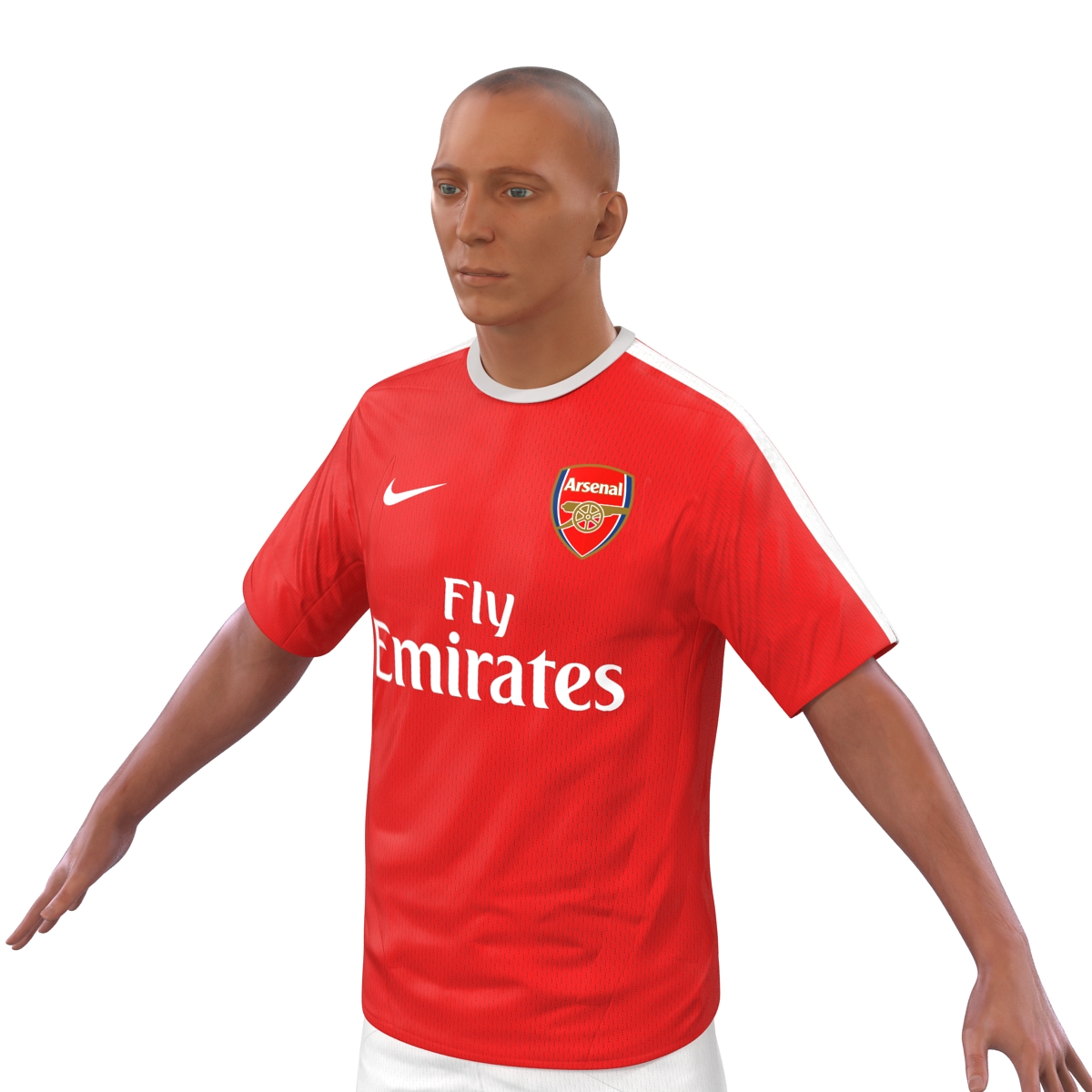 3D Soccer Player Arsenal