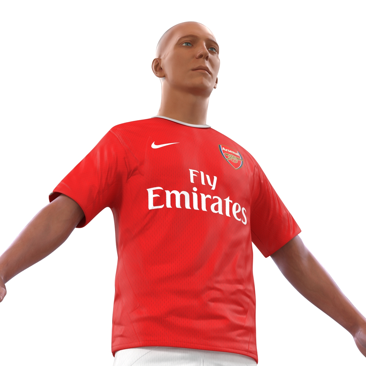 3D Soccer Player Arsenal