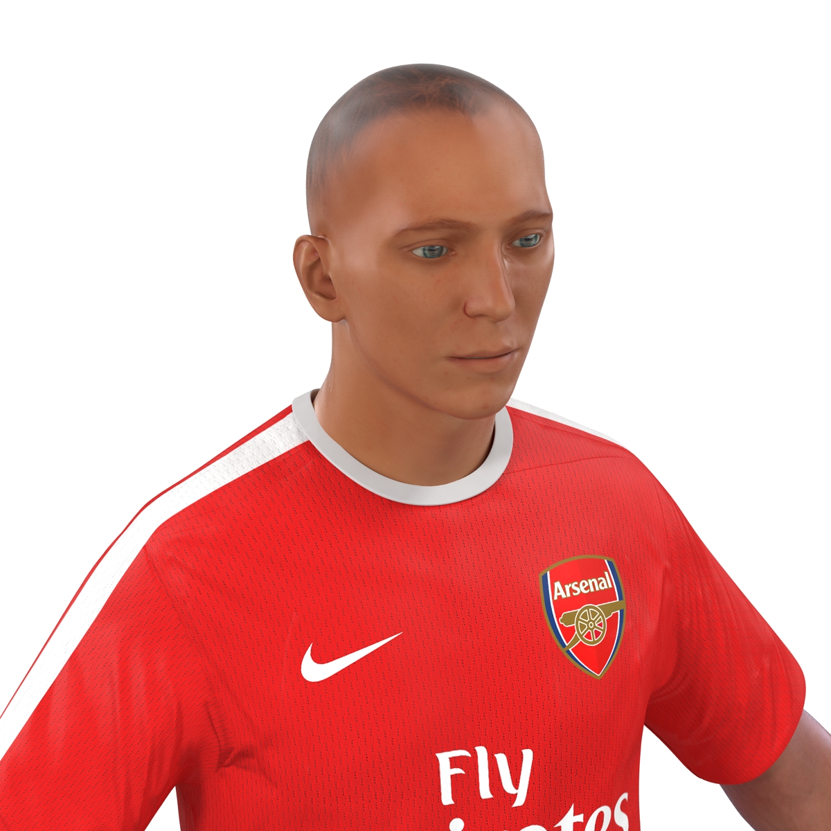 3D Soccer Player Arsenal