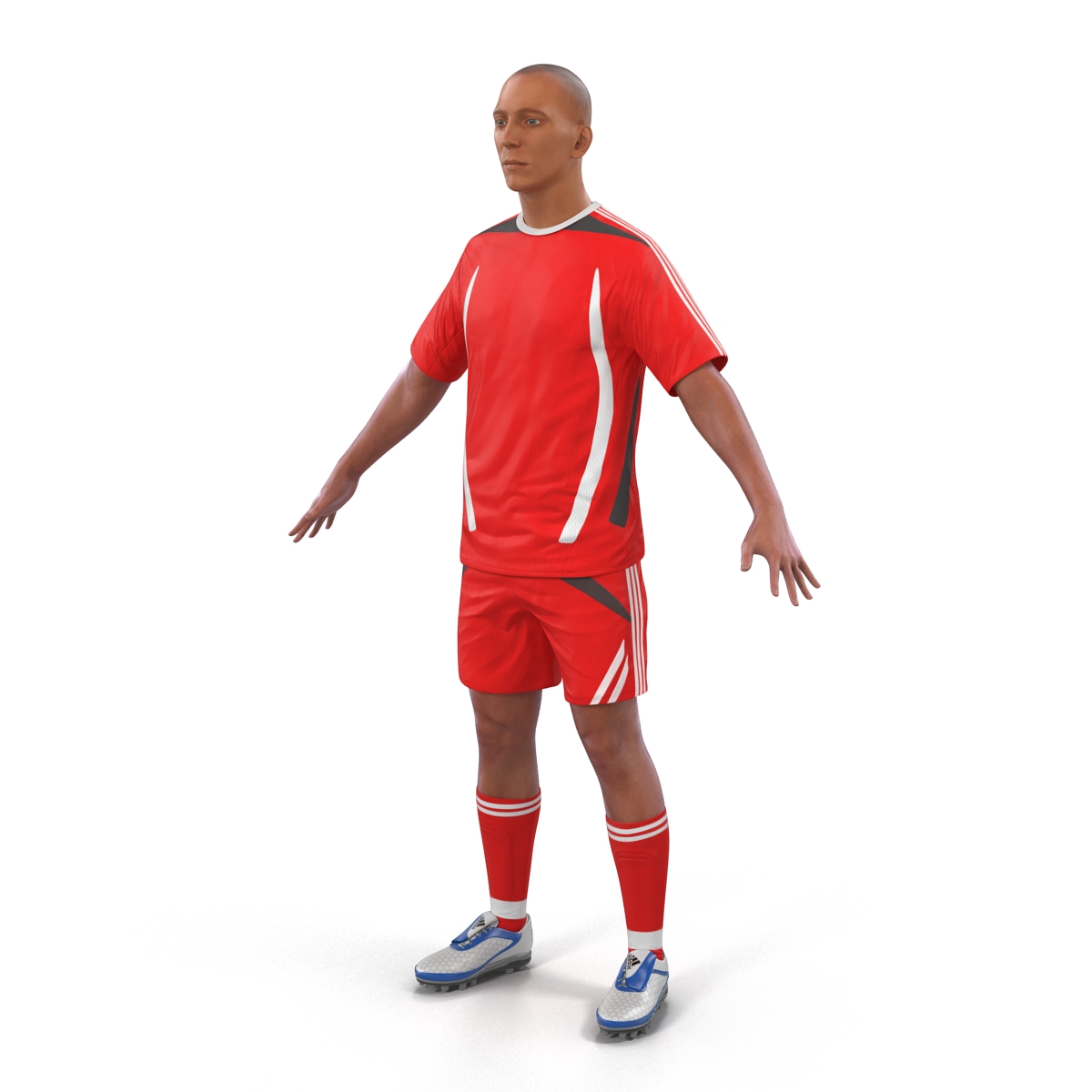 3D Soccer Player Generic