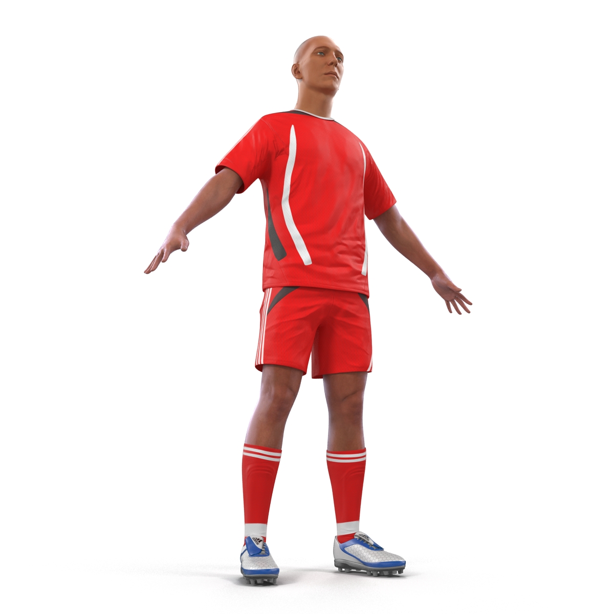 3D Soccer Player Generic