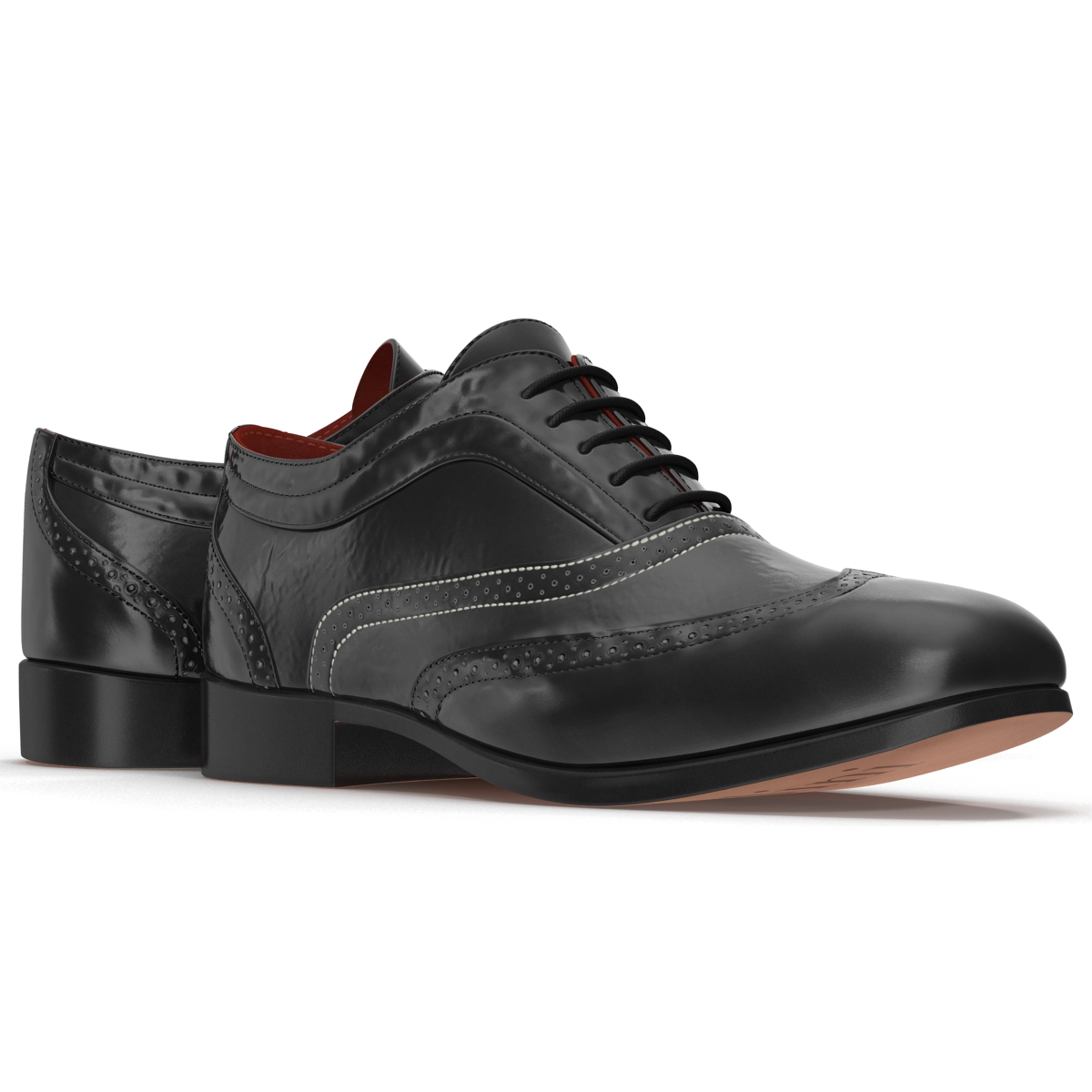 3D model Wingtip Shoes 2