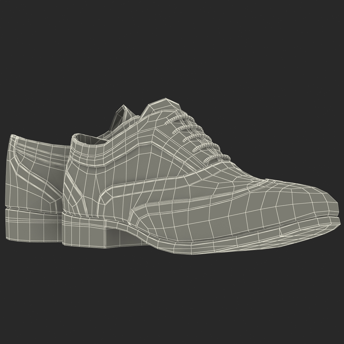 3D model Wingtip Shoes 2