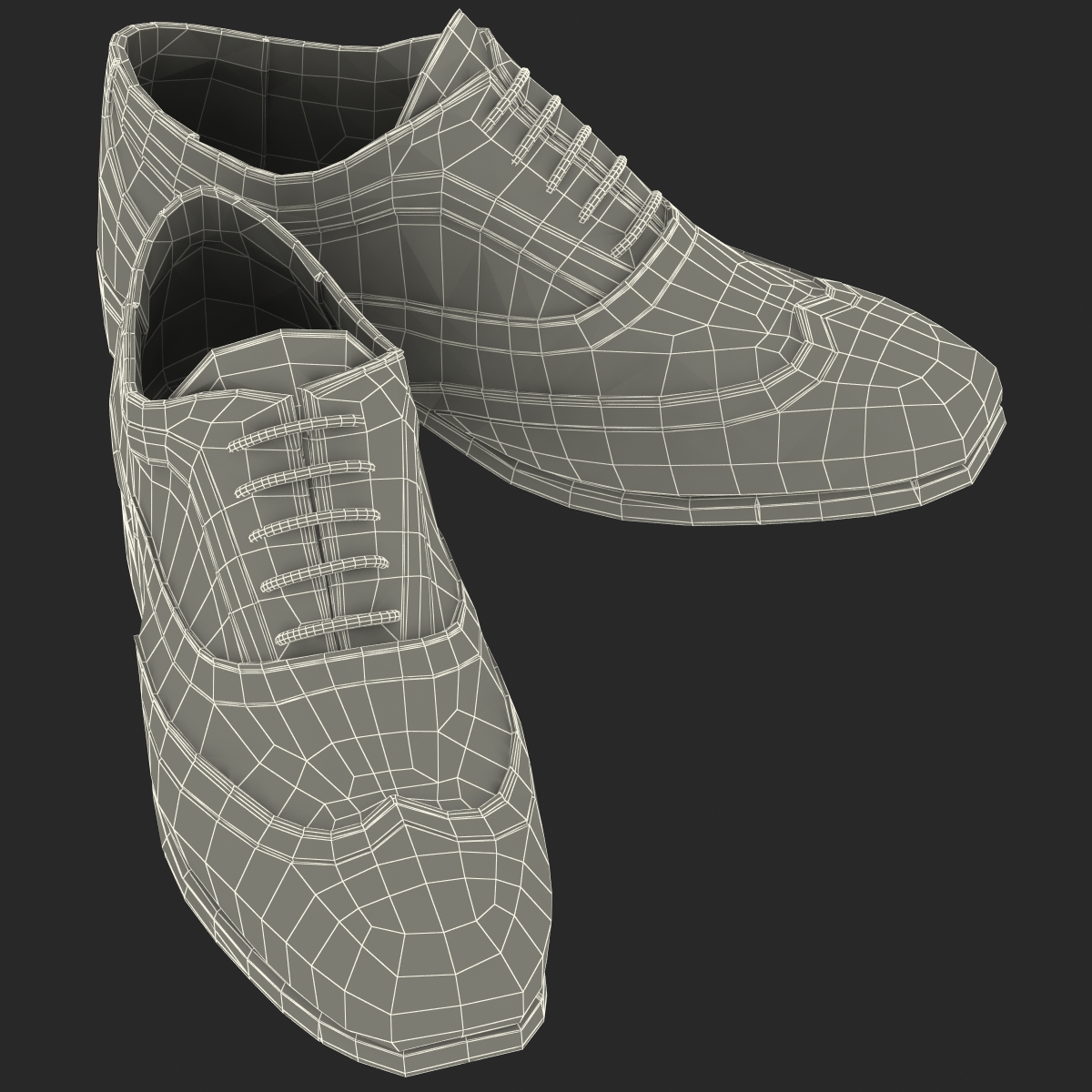 3D model Wingtip Shoes 2