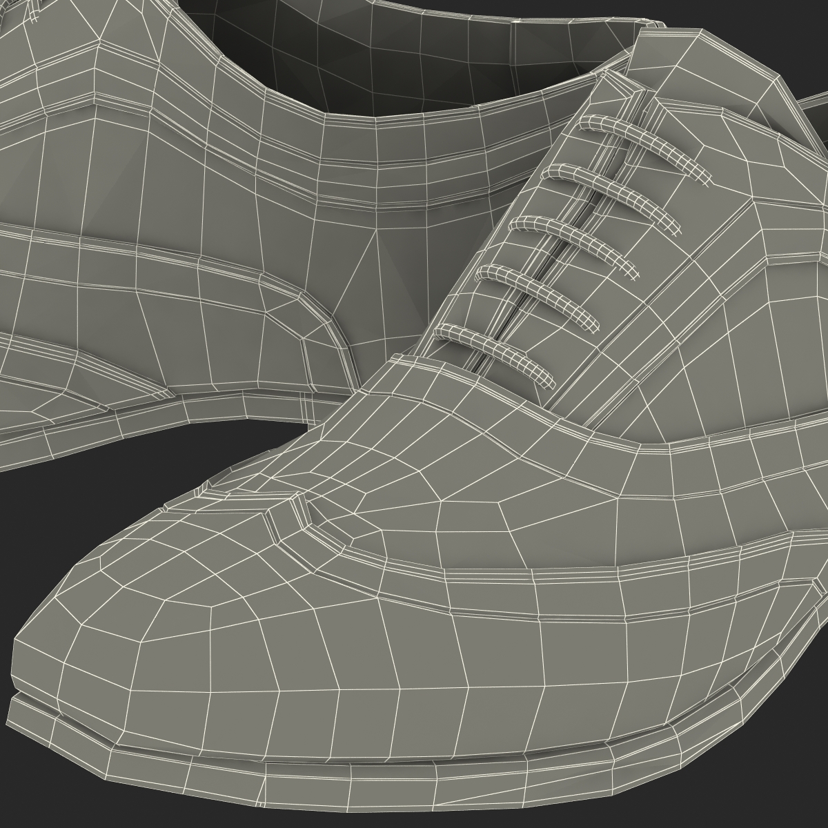 3D model Wingtip Shoes 2