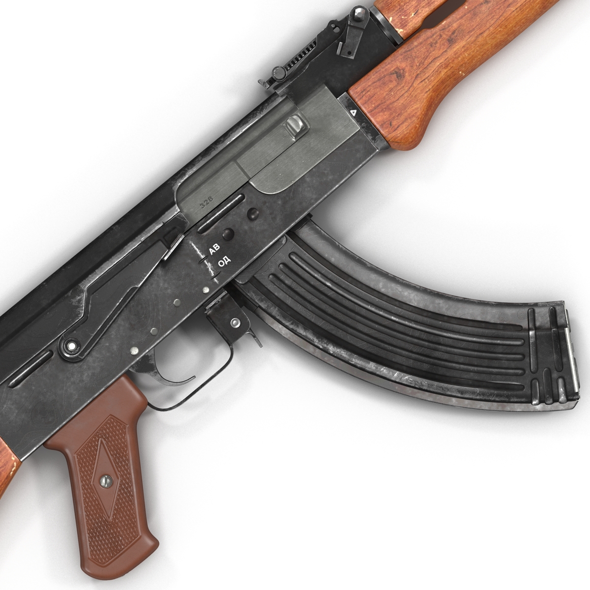 Assault Rifle AK 47 3D model