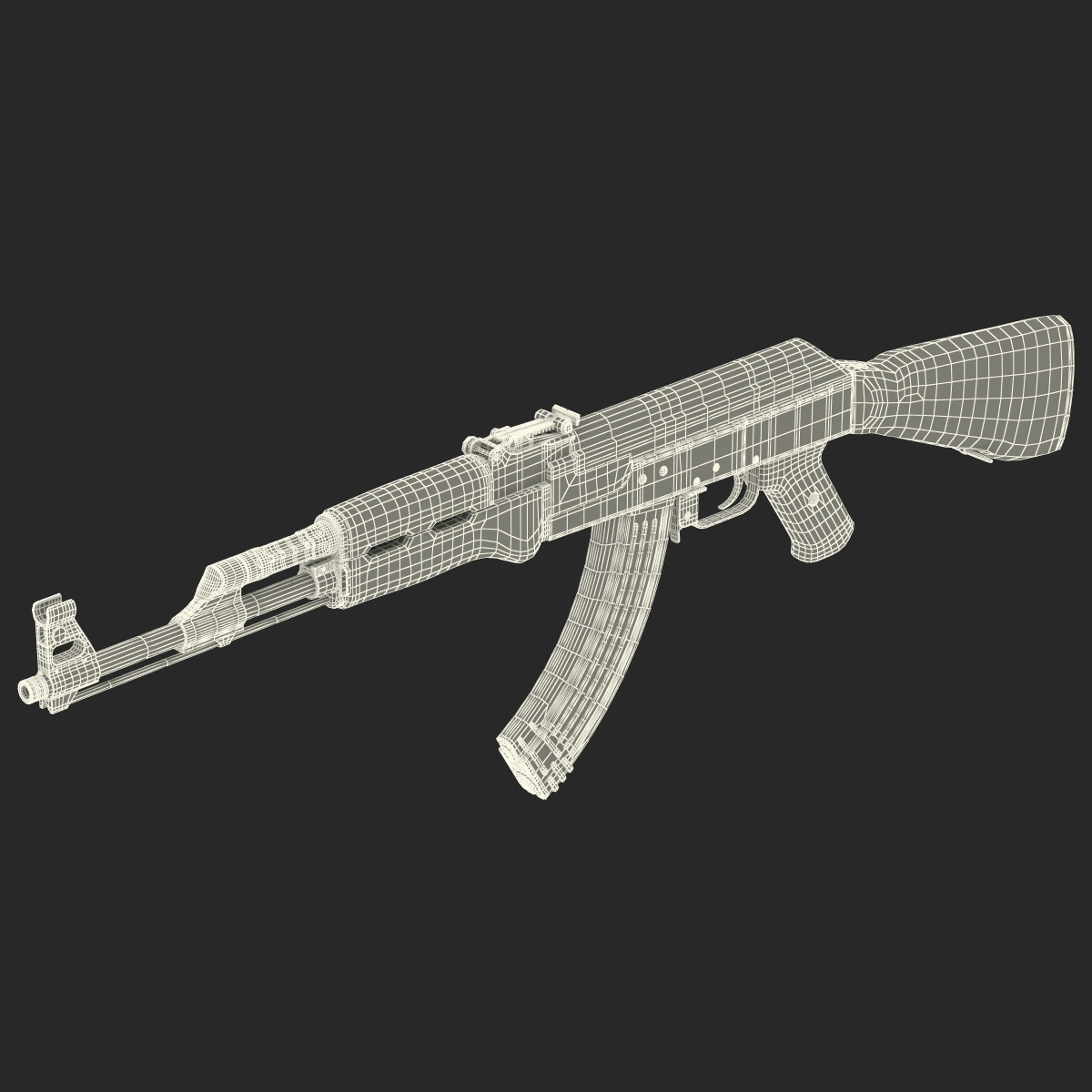 Assault Rifle AK 47 3D model