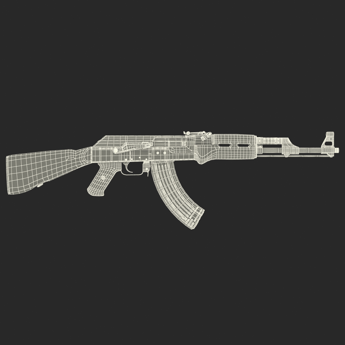 Assault Rifle AK 47 3D model