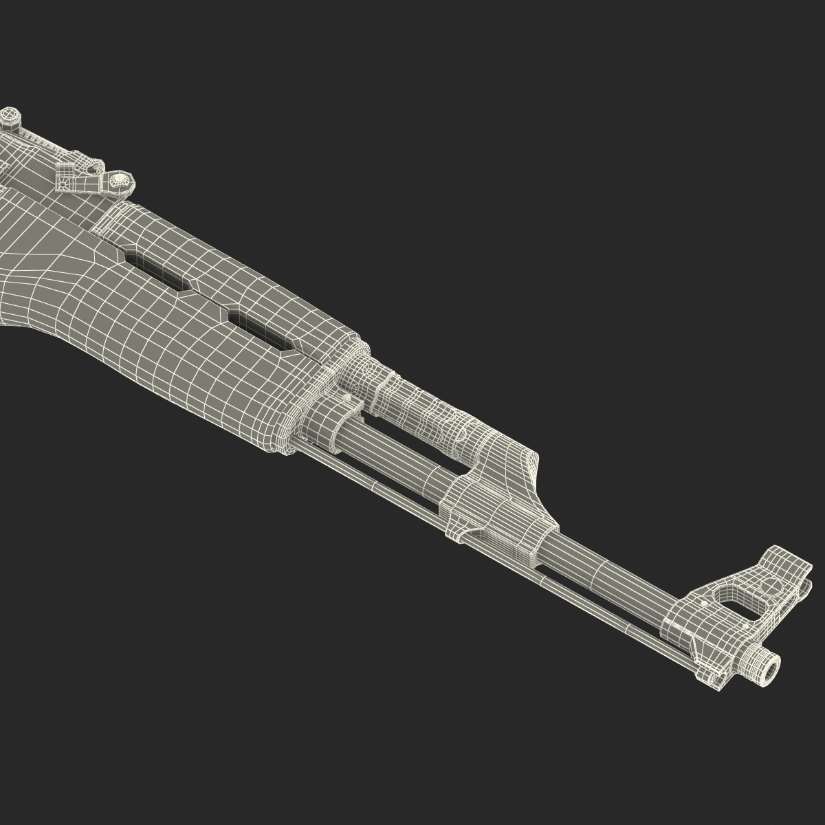 Assault Rifle AK 47 3D model