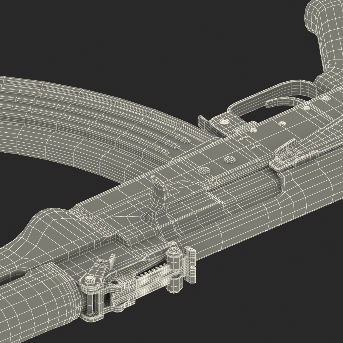 Assault Rifle AK 47 3D model