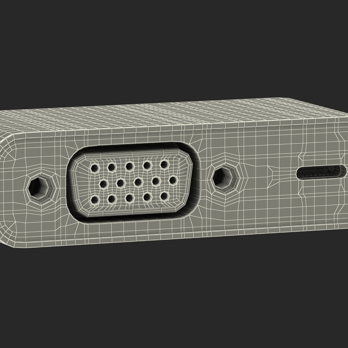 3D model Apple Lightning to VGA Adapter