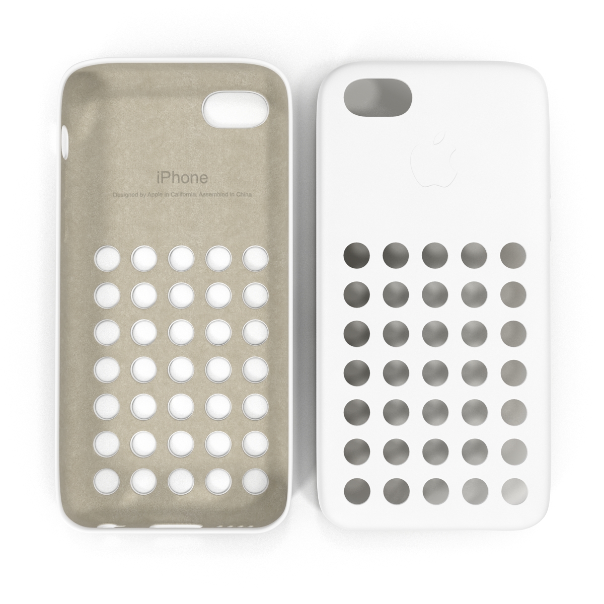 3D model iPhone 5c Case White