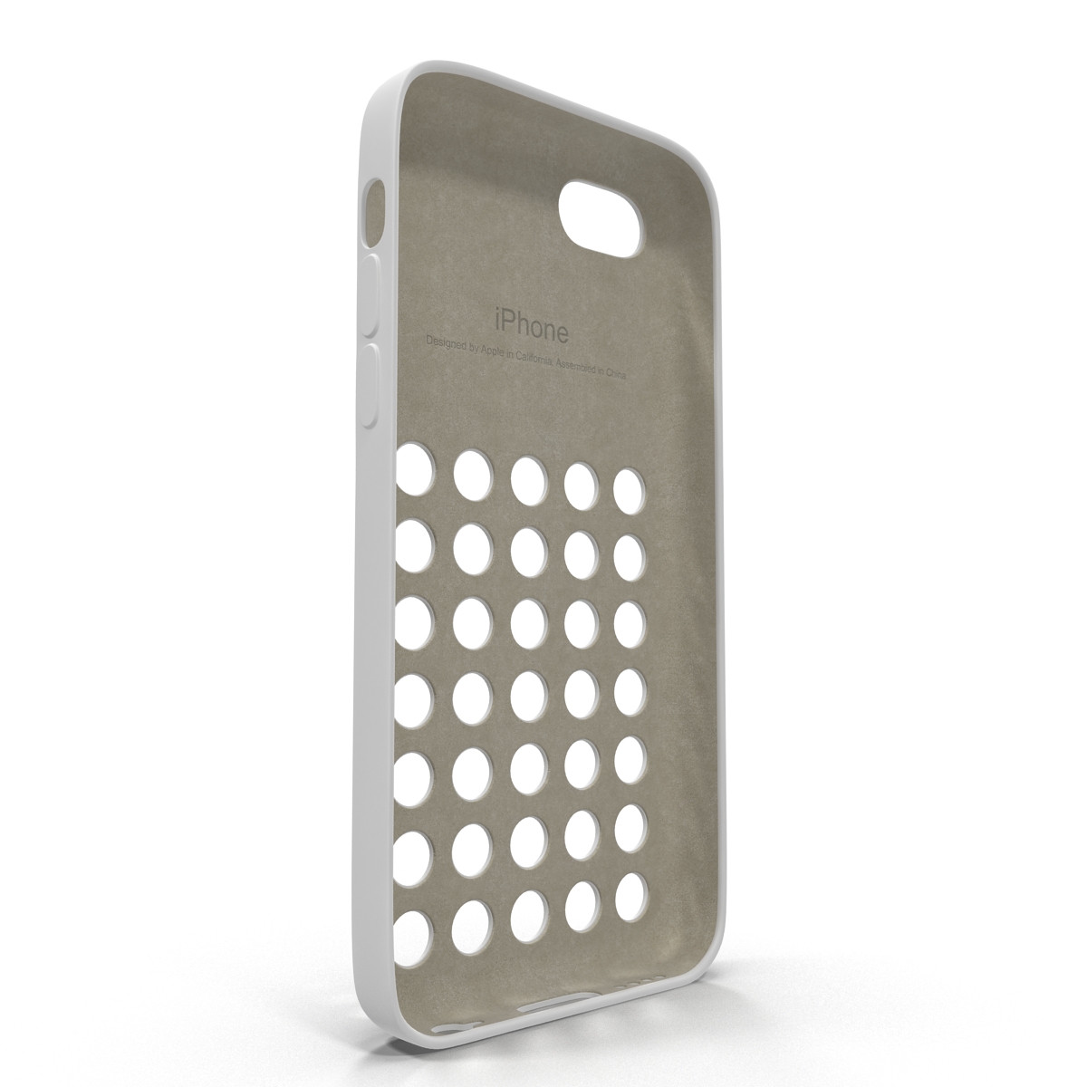 3D model iPhone 5c Case White