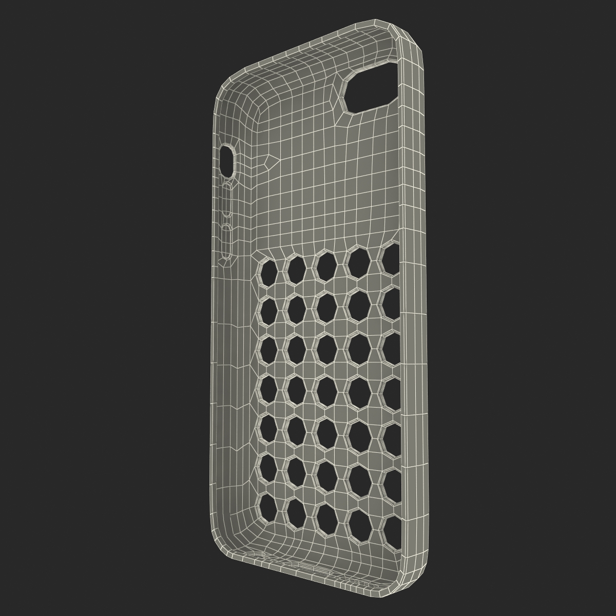 iPhone 5c Case Blue 3D model